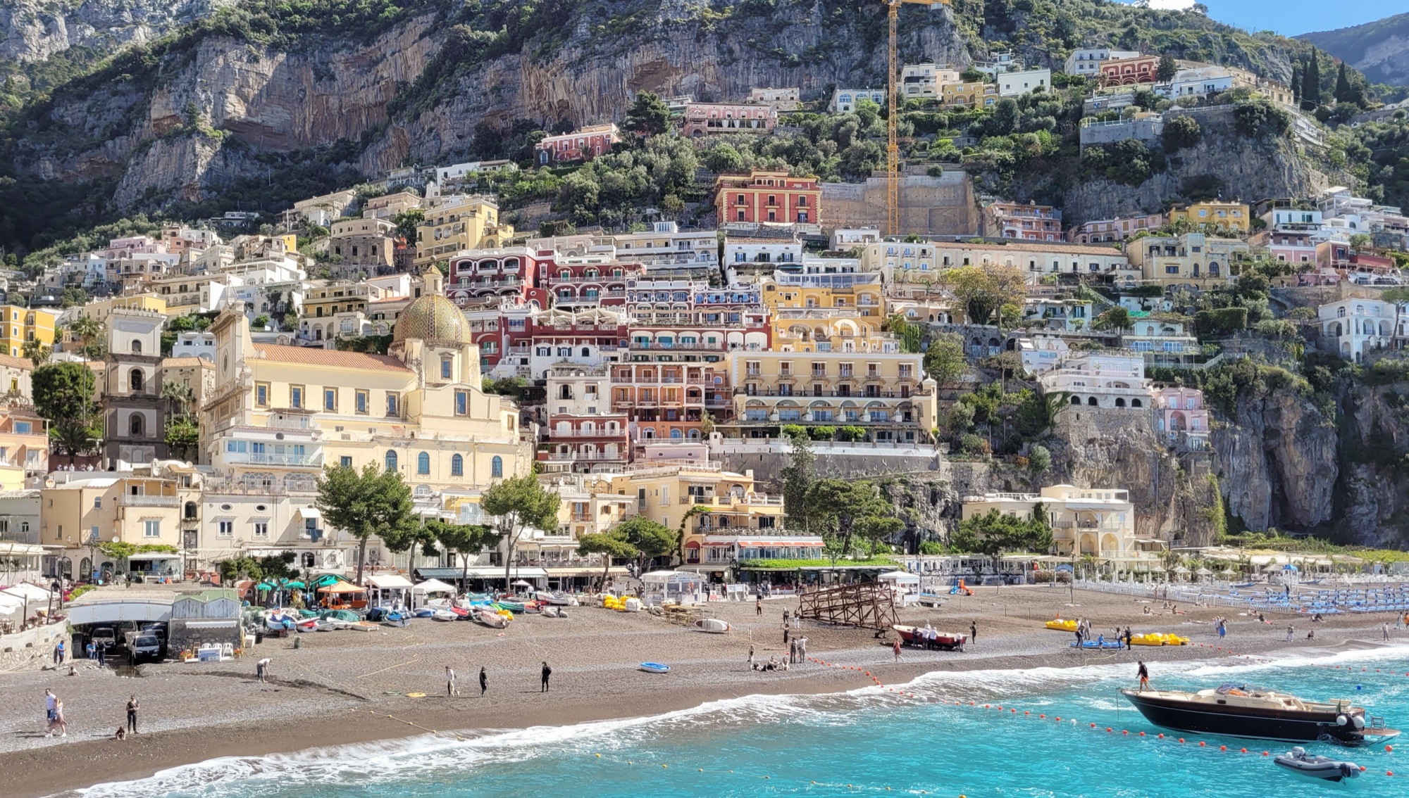 Positano plajı