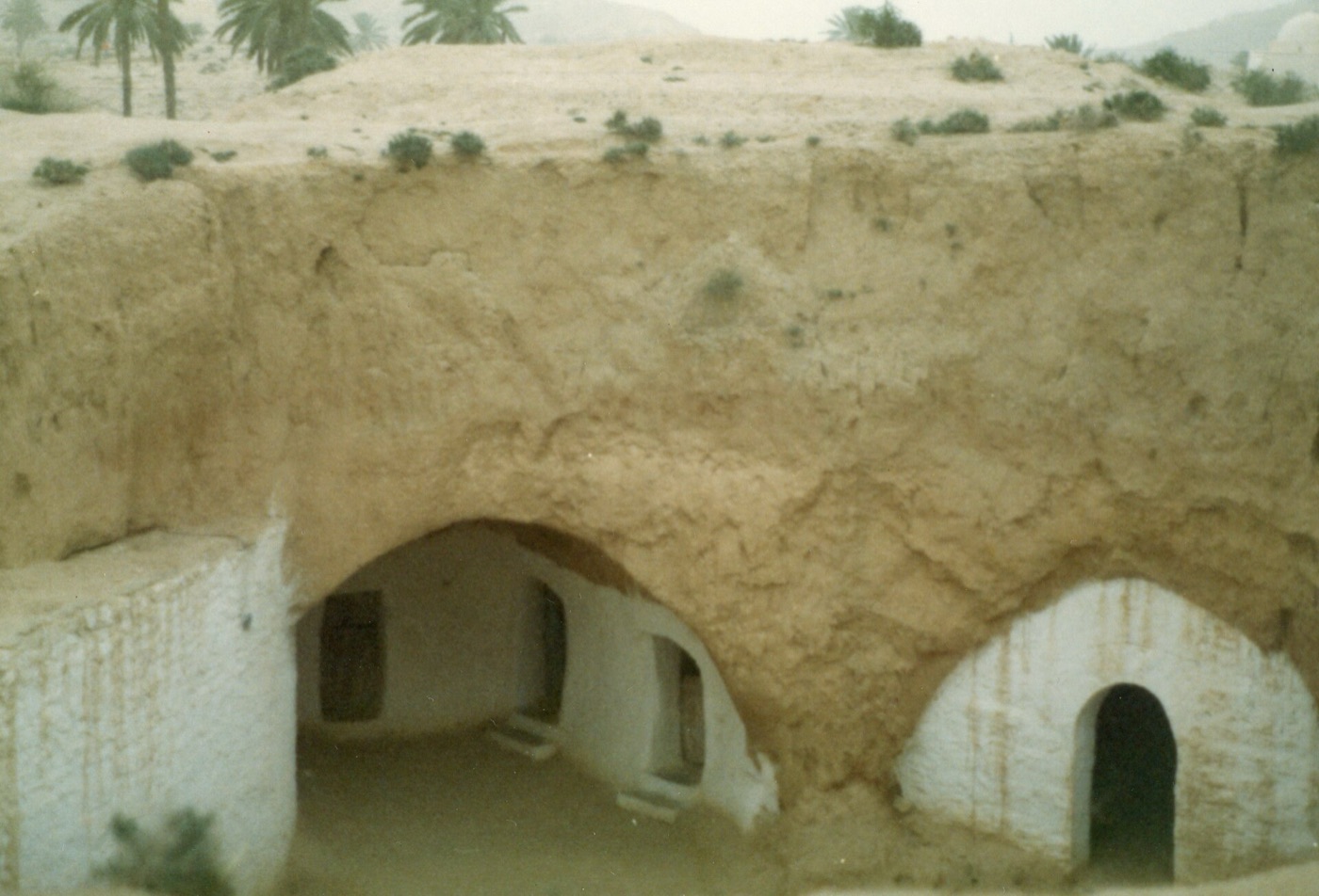 Matmata'da yeraltı troglodit Berberi evi